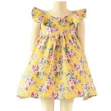 toddler girl dresses 2016 new baby girl dress country floral printed princess costume spring short ruffles braces princess dress