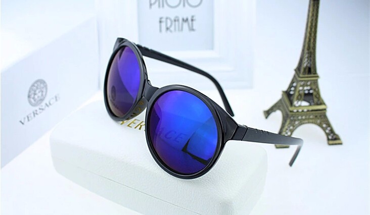 10 Style 2015 New Brand Fashion Designer Vintage Retro Semi-Rim Round