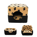 Pet Dog Multi functional House Bed Puppy Kennel Warm Doggie Sofa Cat Nest Pad Kitten Mat