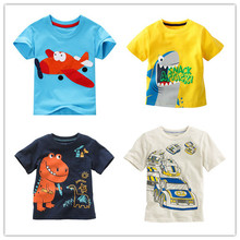 New Arrival Children T shirt boys Tees Short sleeve shirts Summer Kids Tops Cartoon Baby Boy