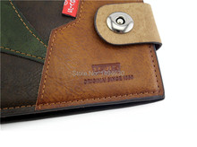 New 2015 Leather Brief Wallets Fashion Short Men Wallets Design Card Holder Cowhide Wallet Men Bag