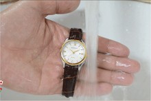 KSD luxury brand women dress watch quartz watches 100m diving ladies favorite watch fashion casual lether