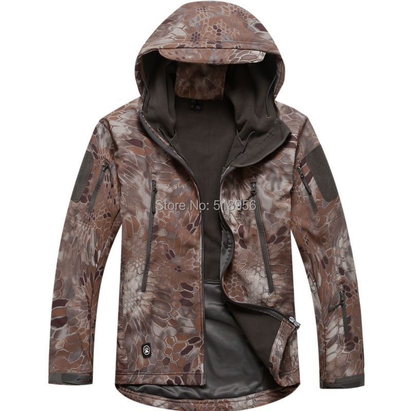 Free Shipping Lurker Shark skin Soft Shell TAD V4.0 Outdoor Military Tactical Jacket Waterproof Windproof Sports Army Clothing