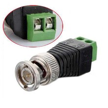Shopping Time 2 X CAT5 To Coax Coaxial Camera CCTV BNC TV Video Balun Cable Connector