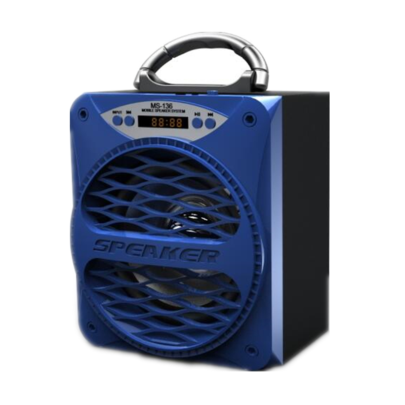 MS-136BT Big Portable Bluetooth Speaker Bass AUX Wireless Subwoofer Outdoor Music Box Speakers USB LED Light TF FM Radio