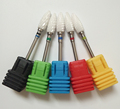 5 Bullet Ceramic Nail Drill Bit Electric Manicure Machine Accessories Nail Art Tools Electric Manicure Milling