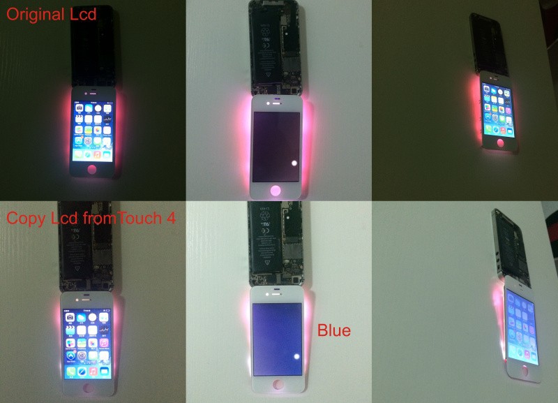 Original and copy lcd