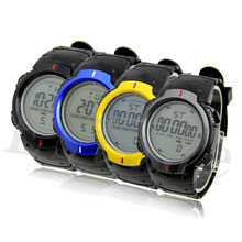 E74 Free Shipping Fashion Waterproof Men s LCD Digital Stopwatch Date Rubber Sport Wrist Watch