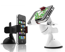 Universal Car Phone Holder Windshield Mount Mobile Phone Holder Stand For iPhone 5 6 Plus Galaxy S4 S5 S6 Edge Note 3 4 GPS ;
