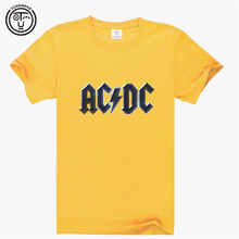2016 AC/DC Back in Black Hard Rock Blues Rock Cotton Print T-shirt Tee SHIRT Short Sleeve 3D Digital Print AW 1340