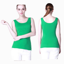 Double u shaped Casual tight tanks Women’s Sleeveless Tank Tops modal cotton no Sleeve T-Shirt Vest undershirt custom logo print