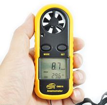 LCD Pocket Smart Anemometer Air Wind Speed Scale Meter Measure Velocity GM816 Free shippingFree Shipping