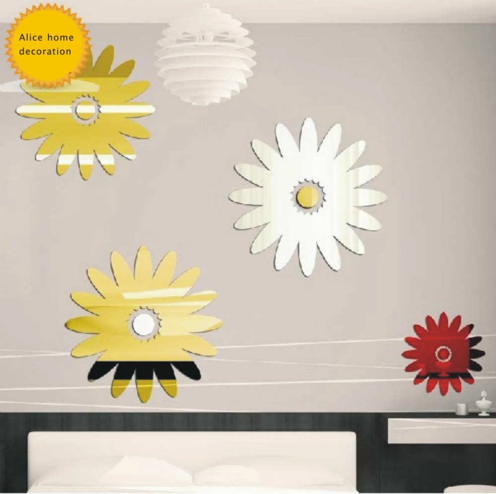 Goud muur spiegel koop goedkope goud muur spiegel loten van ... Woonkamer De decoratie zilveren