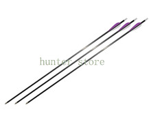 archery 31 carbon arrow 350 SP MIX carbon shaft ID 6mm for take down bow hunting