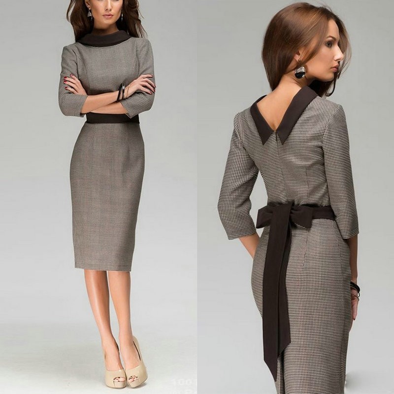 Новое двубортное платье-блейзер с V-образным вырезом для женщин, Женский, На люб