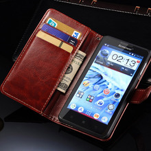Vintage Luxury Wallet PU Leather Case For Lenovo P780 Stand Function With Card Holder Mobile Phone Bag Cover Black And Brown