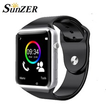 2016 A1 Wristwatch Bluetooth Smart Watch Sport Pedometer SIM Card Camera Smartwatch for Android Smartphone
