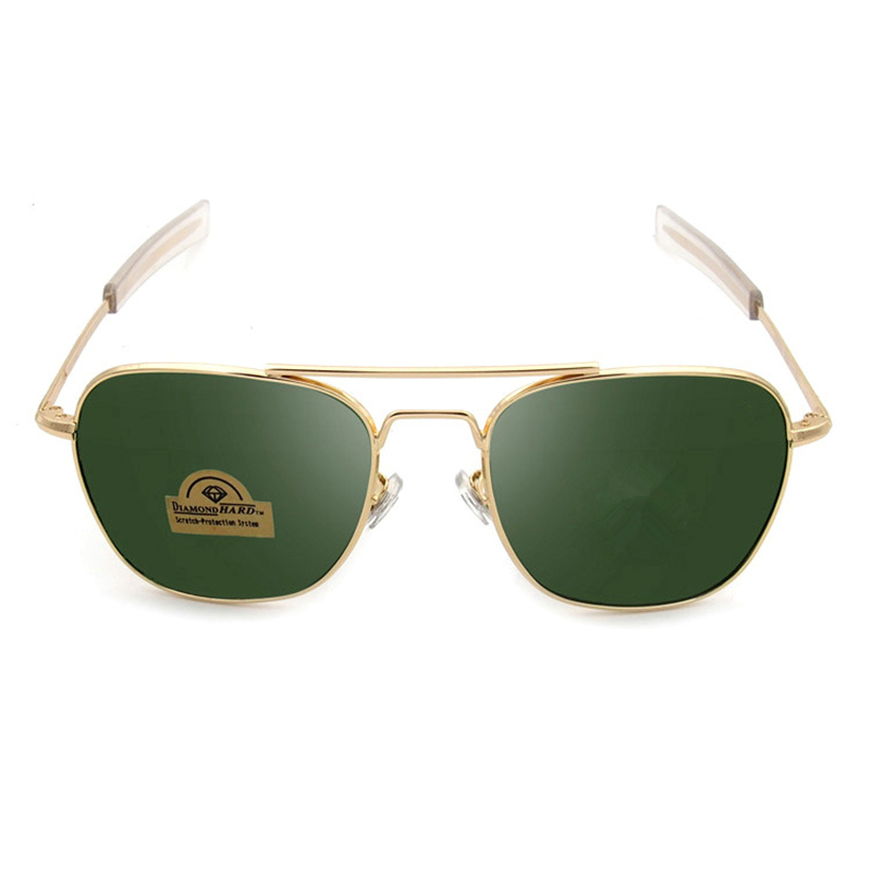 New Alloy Gold Metal Frame Women Sunglasses Brand Aviation ...