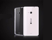 Ультра тонкий прозрачный мягкие TPU чехол для Nokia Lumia 640 535 830 930 435 640XL 532 530 730 735 430 540 0.6 мм задняя крышка