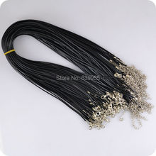 20pcs 45cm 18” Black Wax string Necklace for Pendant Quality Cord Choker Necklace DIY Fashion Jewelry