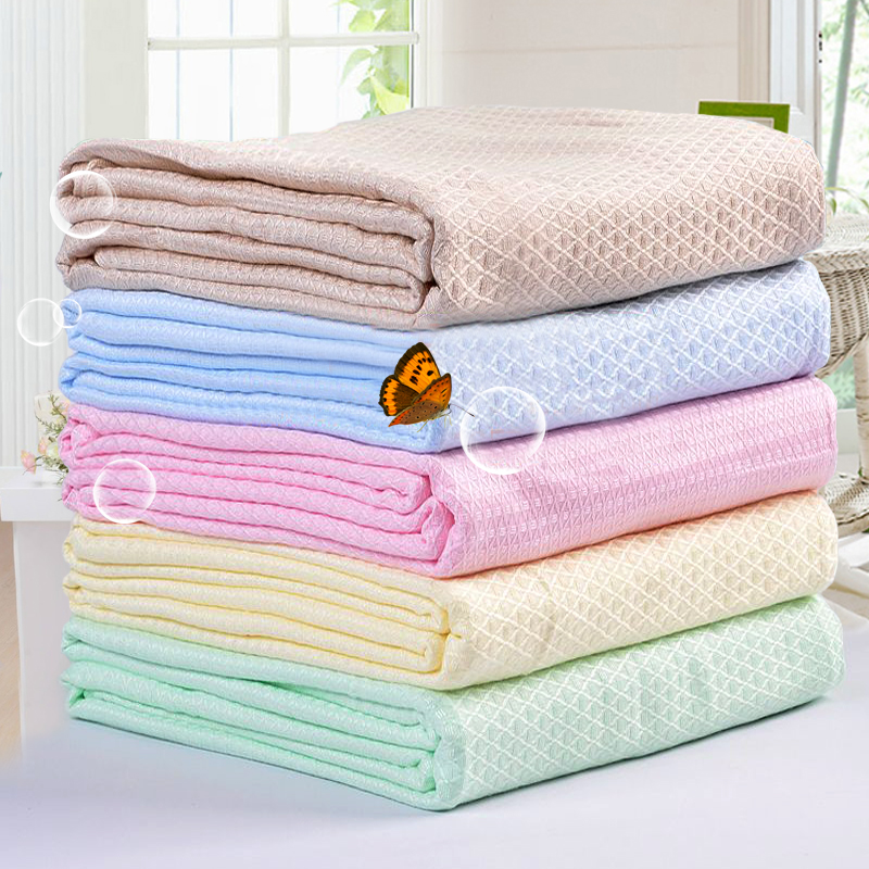 Indian fiber blanket towel double air conditioning towel blanket child