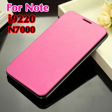 For Samsung Galaxy Note 1 N7000 7000 I9220 9220 Original Flip Leather Back Cover Cases Battery Housing Case Protector Holster