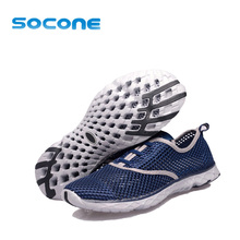 Socone Mens Women Breathable Light Running Shoes New 2016 Summer Mens Shoes Outdoor Water Shoe Athletic Sport Shoes Men Trainers
