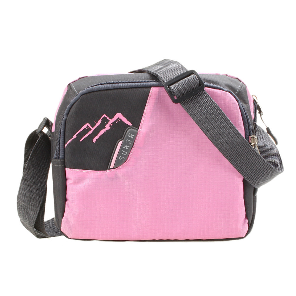 2015Fashion Casual Canvas Shoulder Bag Cross Body Bag For Women multifunction Pink Sport Bag For ...