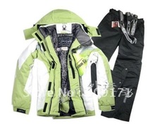 free Shipping New Women s 6 Color Ski Suits Jacket pants S XXL