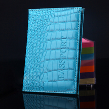 New Arrival Alligator Embossing Passport Holder Protector Fashion Passport Cover PU Leather Wallet