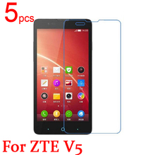 5pcs Ultra Clear LCD Screen Protector Film Cover For ZTE V5 Red Bull U9180 N9180 Protective Film + cloth Free Shipping