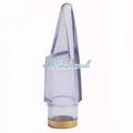 Free Shipping Professional Alto Sax Saxophone Mouthpiece Transparent with Copper Ring