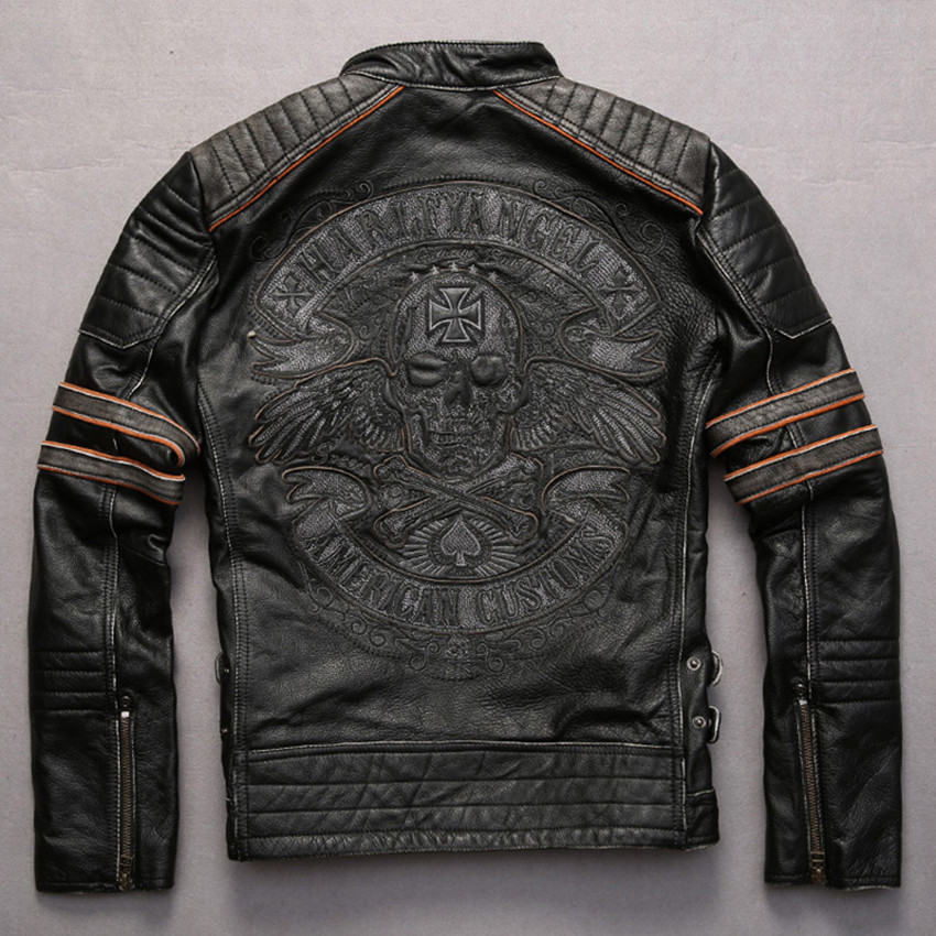 Leather Vintage Motorcycle Jacket 73