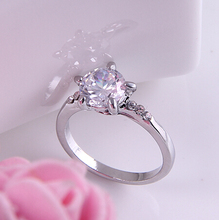 2014 New Fashion Jewelry 925 Silver Platinum Rings Women&Men Gift Silver Jewelry Ring  Free Shipping R810