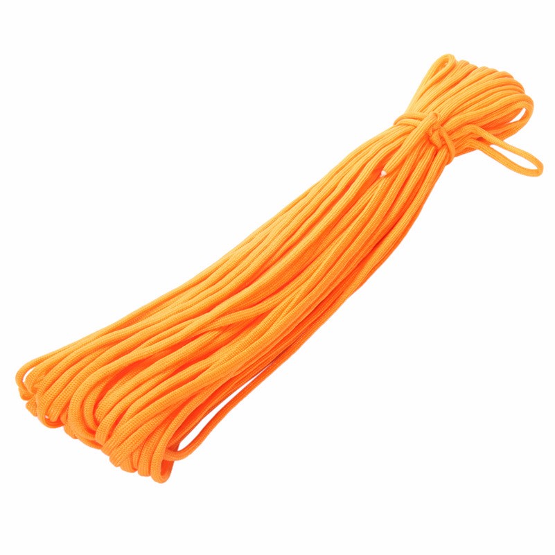 8 colors Paracord 550 Paracord Parachute Cord Lanyard Rope Mil Spec Type III 7Strand 100FT Climbing <font><b>Camping</b></font> survival equipment 8 colors Paracord 550 Paracord Parachute Cord Lanyard Rope Mil Spec Type III 7Strand 100FT Climbing <font><b>Camping</b></font> survival equipment