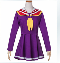 The Game Of Life No Game No Life Cosplay Costume Nogemu Noraifu Shiro Kawaii Girls Uniform Sailor Dress New Free Shipping
