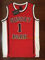 Retro Movie Jerseys Basketball Jersery T shirts Shorty 1 Fredro Starr Sunset Park Red Movie Vest