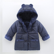 0 2 Years Fashion Baby Coat Cotton Thick Winter Warm Boy Clothes Infant Coats For Boys