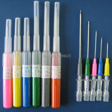 50PC I.V. Catheter Sterilized Tattoo Piercing needles tool U pick 14G,16G,18G,20G,22G with Box Free Shipping