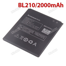 nicebid Original Lenovo S820 Smartphone Rechargeable Lithium Battery 2000mAh BL210 3 7V High Quality