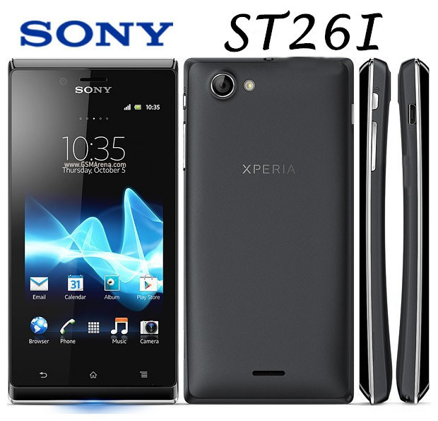 Sony Ericsson Xperia J ST26i ST26 Cell phone GPS Wi Fi 5MP 4 0 TFT Capacitive