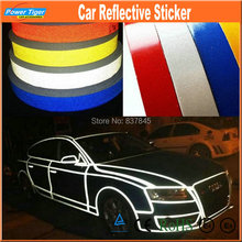 Fashion 45m/Roll DIY 3M Reflective Stickers Automobile luminous strip car&motorcycle&bicycle Decoration Sticker