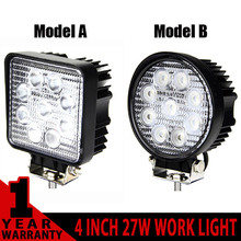 1PCS ROUND/SQUARE LED WORK LIGHT FOR OFF ROAD ATV TRUCK TRACTOR