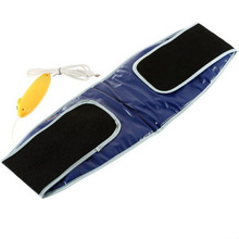 Sauna Belt Far Infrared Fat Cellulite Burner Heat Type Slimming Fitness Waist Sweat Belt Blue Quick