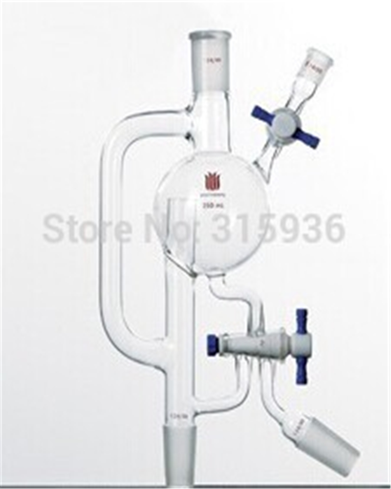 500mlSolventDistillationHeadStillHeadWithHighVacuumValveLab