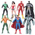 DC Comics Superheroes Toys 7pcs set Superman Batman Wonder Woman The Flash Green Lantern Aquaman Cyborg