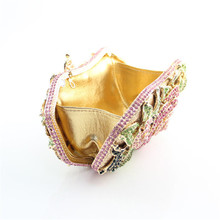 2015 New Year Gift Elegant Women Bag Prom Evening Women Purses Diamonds Crystal Bag Clutch Bags