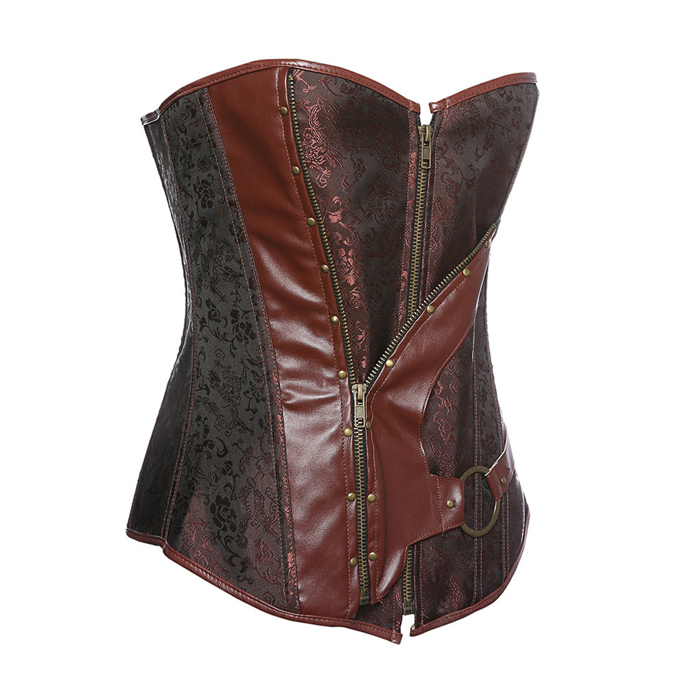 Corsets and Bustiers Sexy Lingerie Latex Corset Steampunk Corselete
