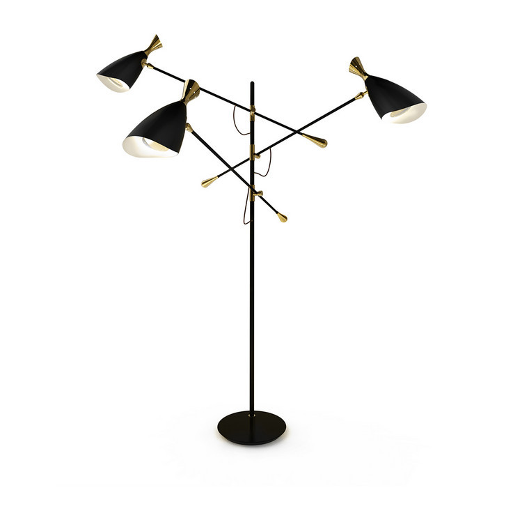 Slaapkamer studie door hand vloer lampen vintage decor staande lampen