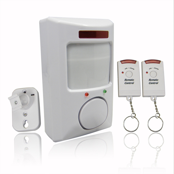 106dB Wireless IR Infrared Remote Security System Motion Detector Alarm NG4S